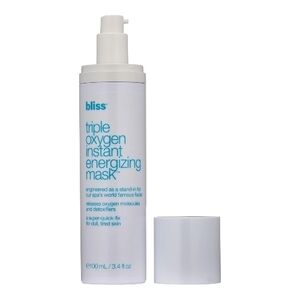 Bliss Triple Oxygen Instant Energizing Foaming Mask 3.4 fl oz New